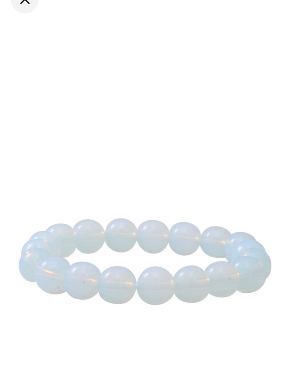 Bracelet White Onyx Stretch Beaded